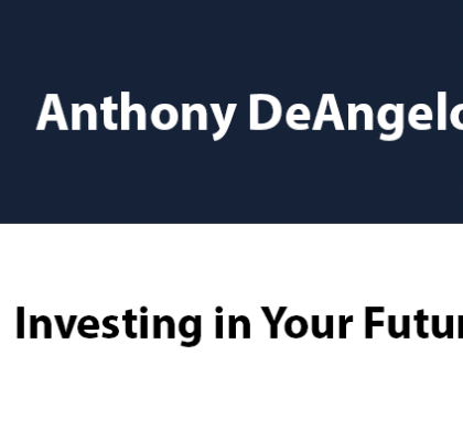Investing in Your Future: Anthony DeAngelo